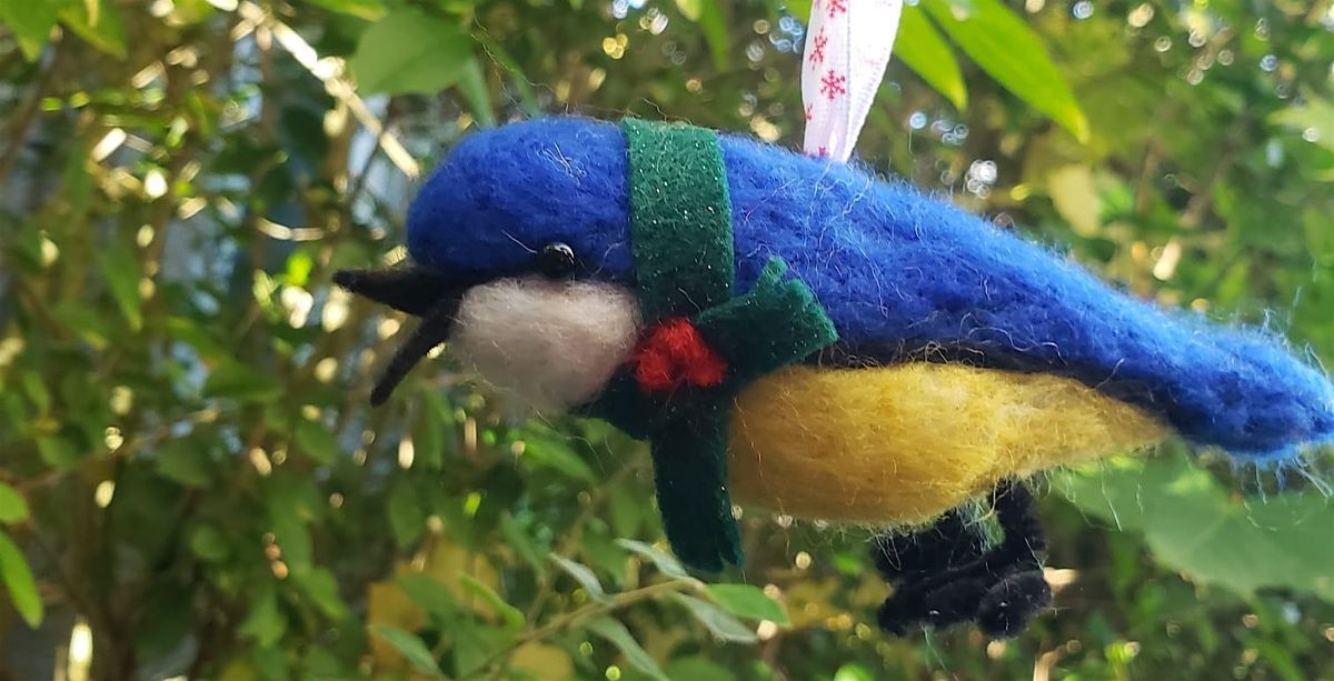 Make a felted bluetit with Jenni Thomson, all materials provided