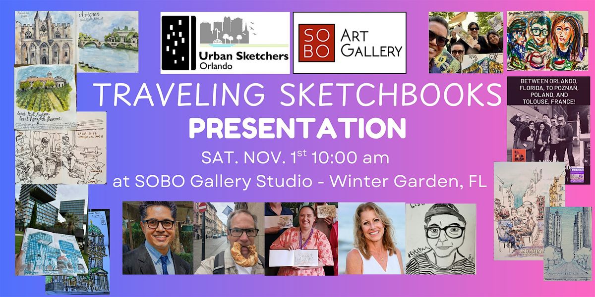 TRAVELING SKETCHBOOKS Lecture - The World through Urban Sketchers' eyes!
