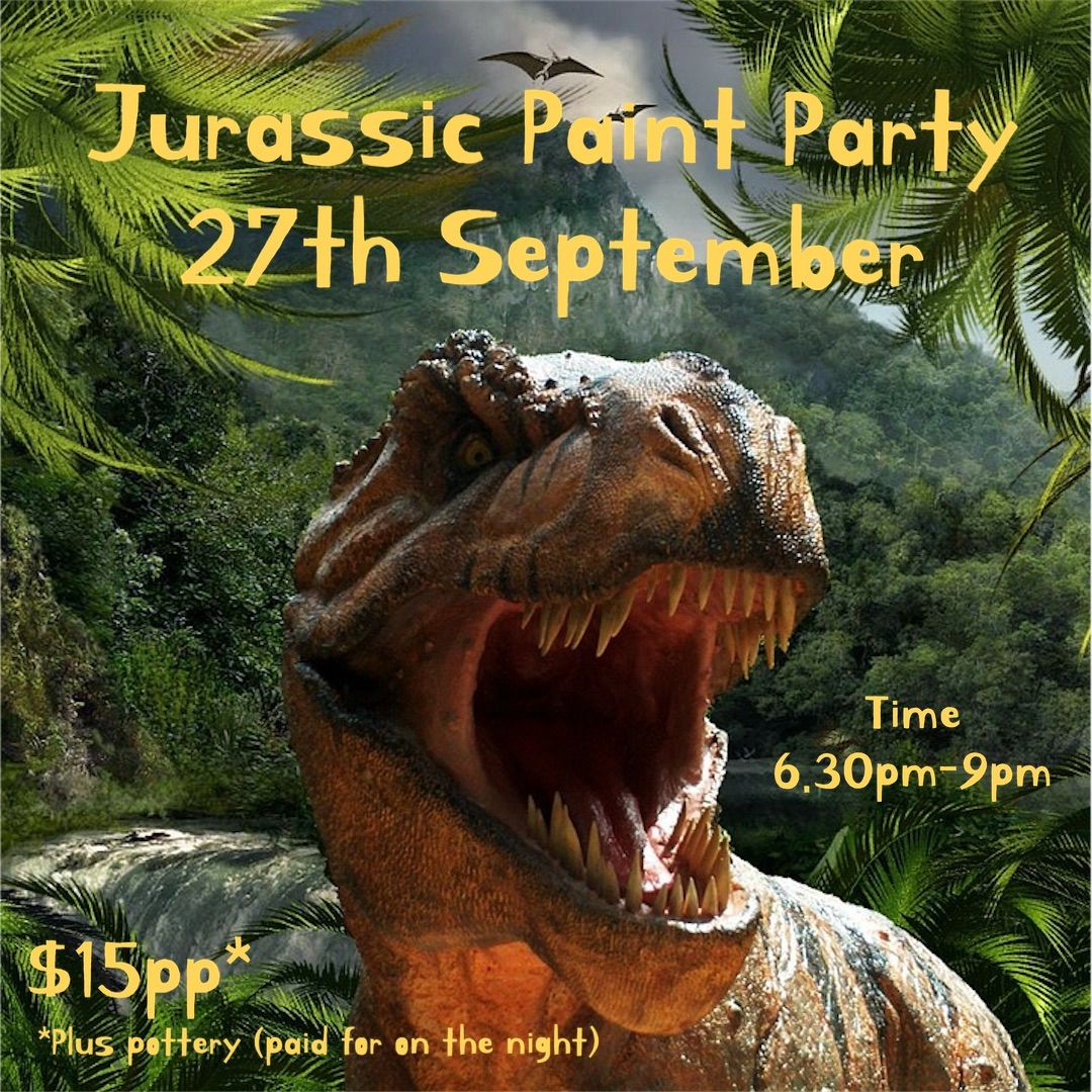 Jurassic Paint Party