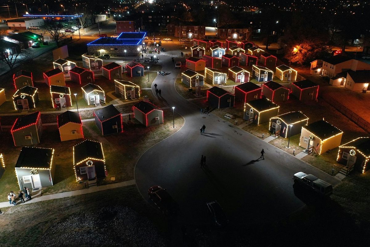 Holiday Village Lighting | Kansas City Veterans Community Project