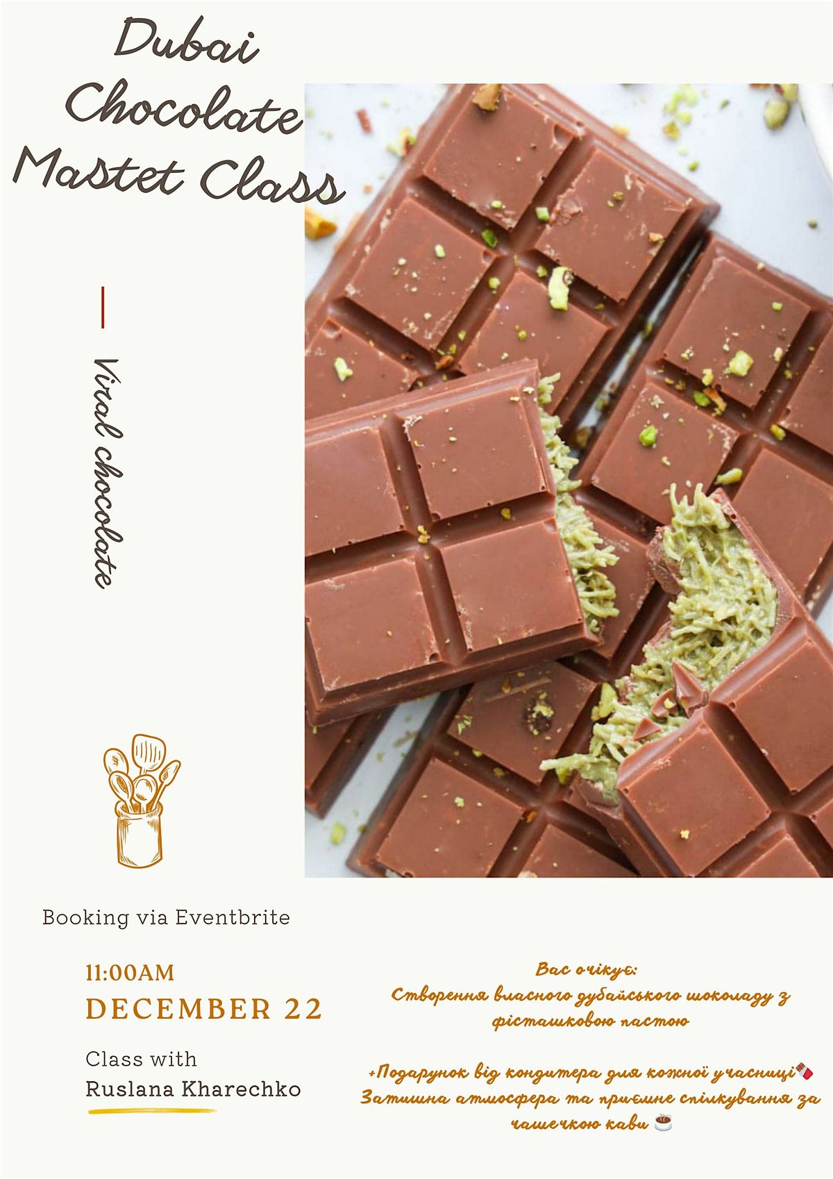 Dubai Chocolate Master- class