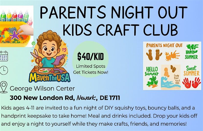 Parents Night Out Craft Night