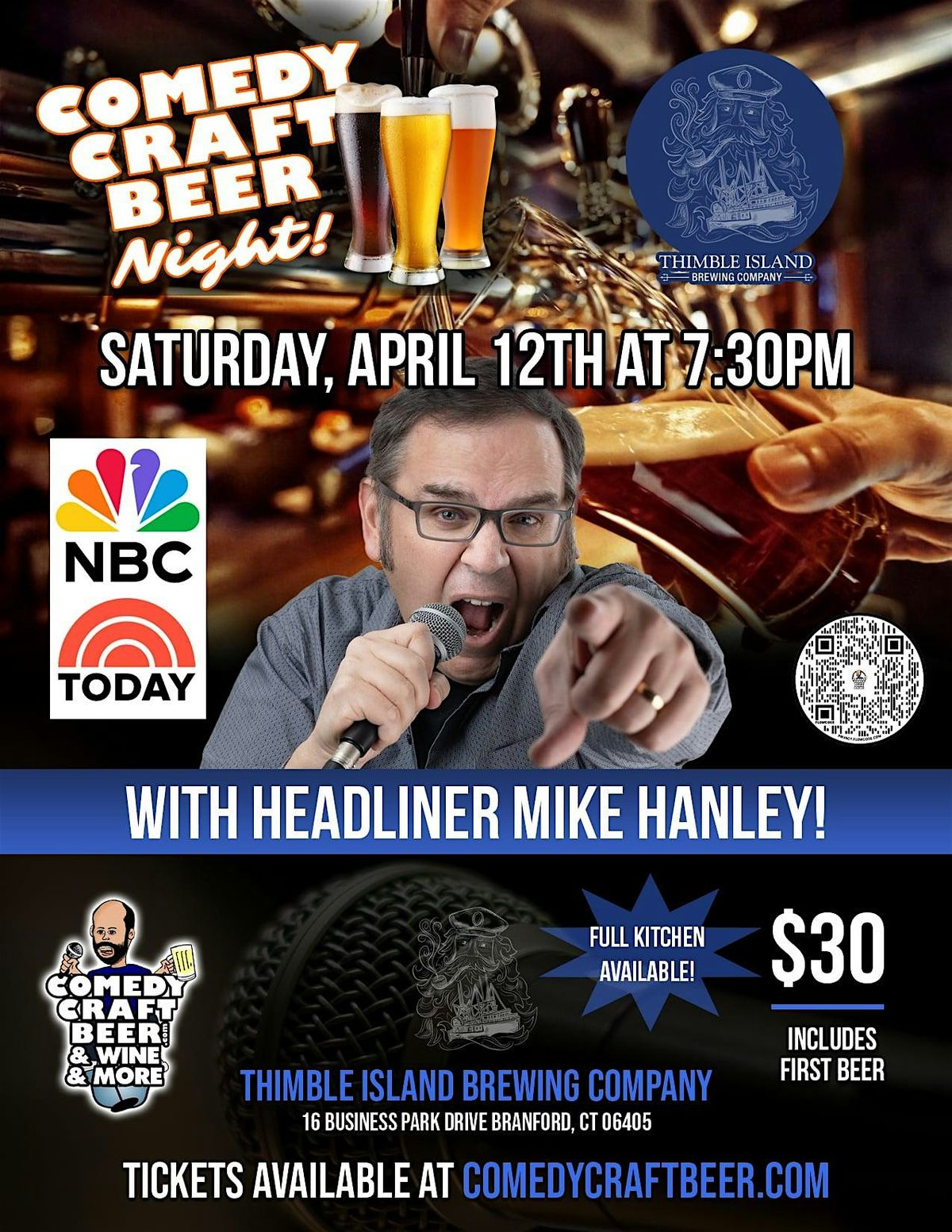 Comedy Night at Thimble Island Brewing