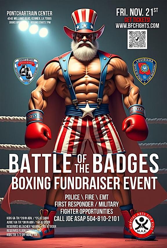 BATTLE OF THE BADGES ANNUAL FUNDRAISING BOXING | New Orleans, LA