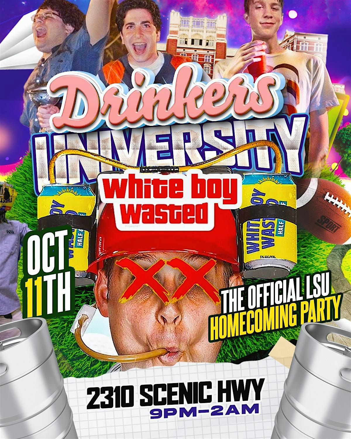 DRINKERS UNIVERSITY: OFFICIAL LSU HOCO AFTERPARTY
