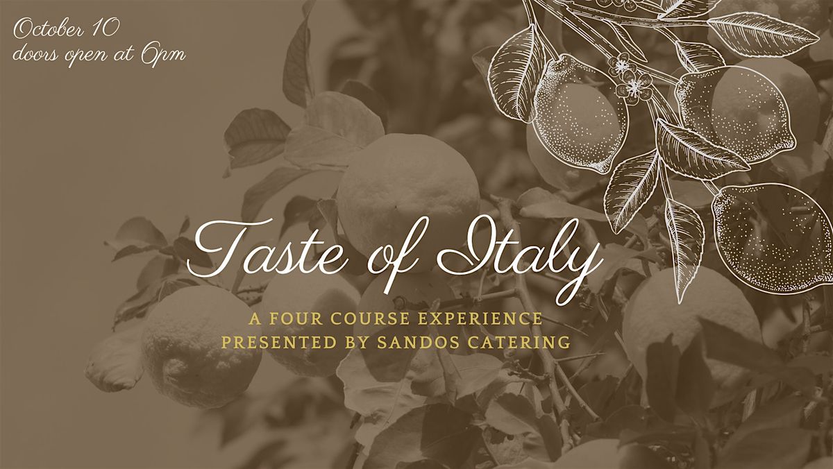 Taste of Italy Dinner Experience