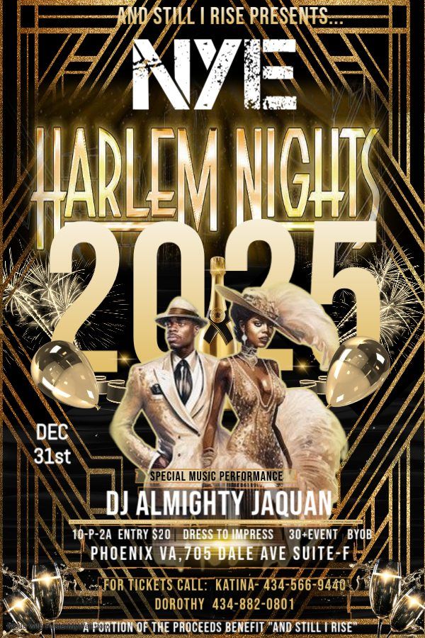 Harlem nights New Years Eve!