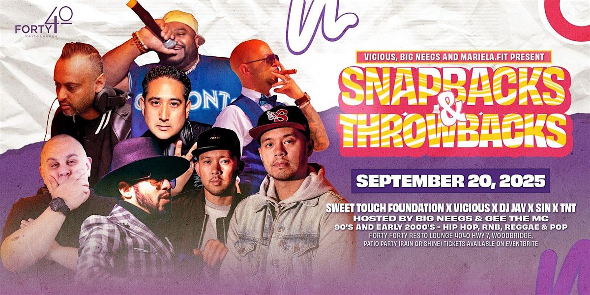 The return of SNAPBACKS & THROWBACKS