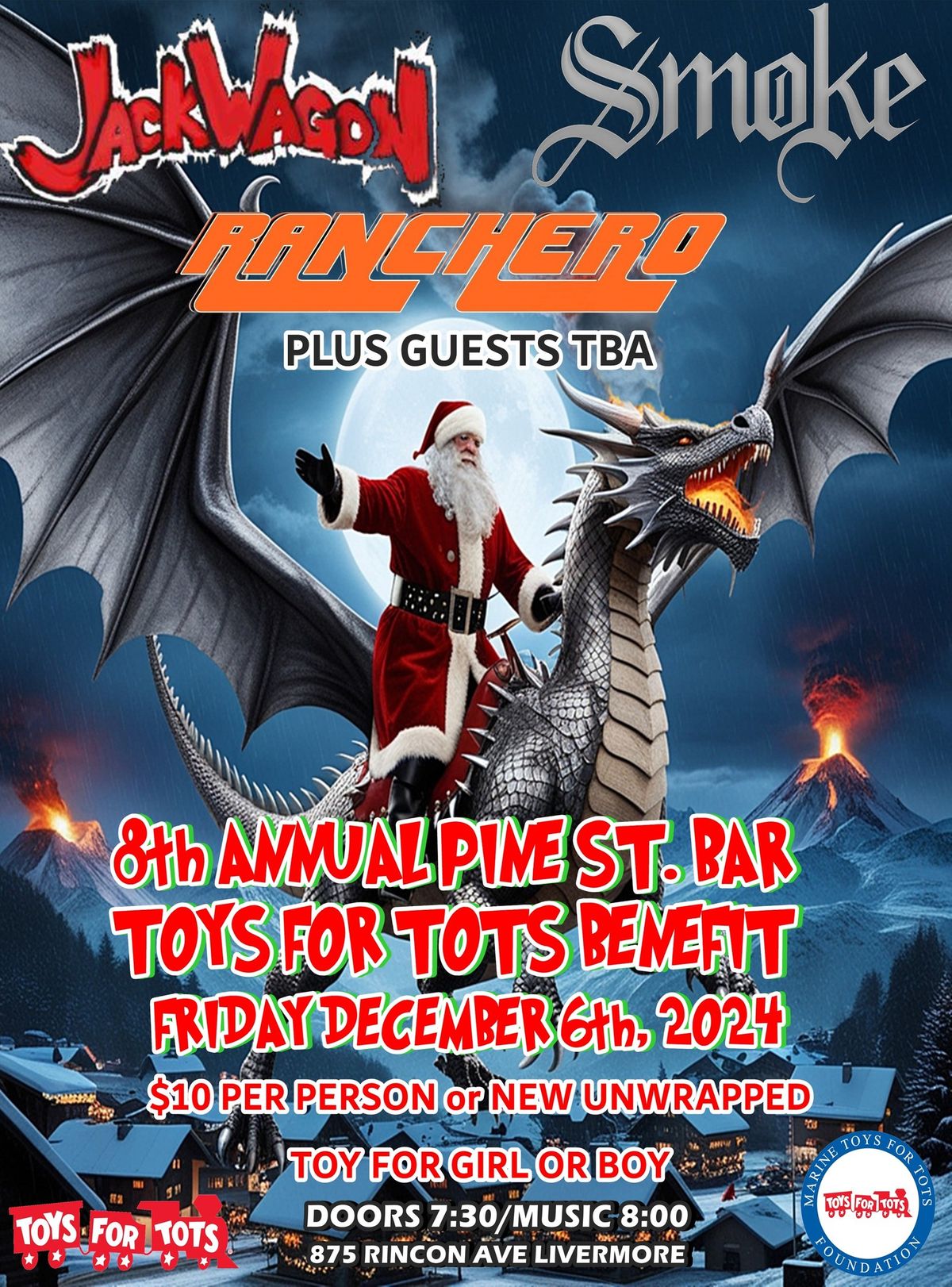 8th Annual Toys For Tots Fundraiser