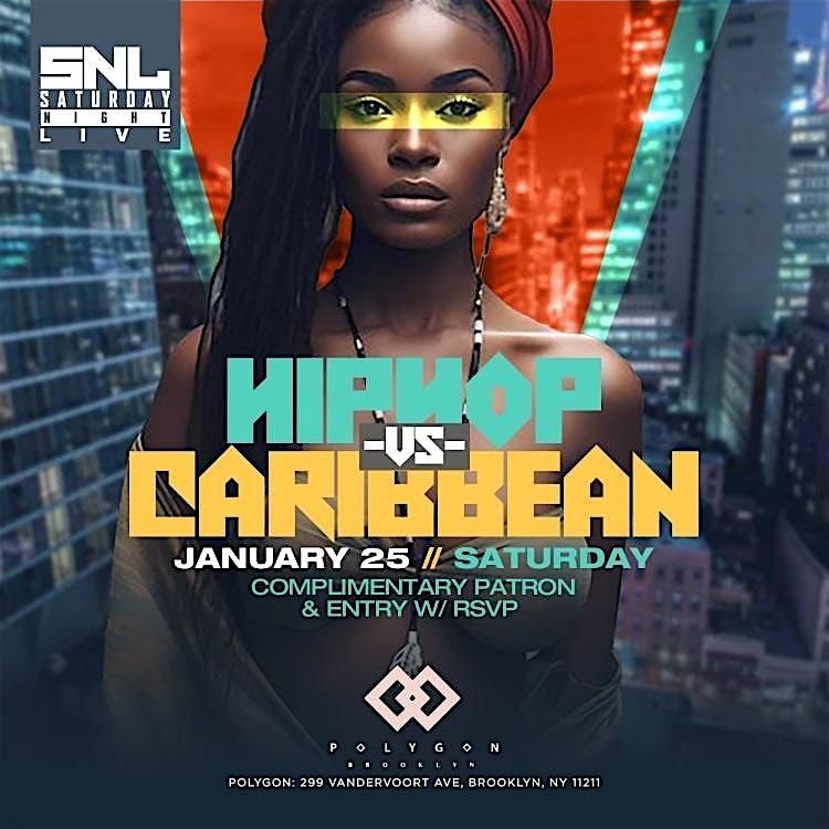 Hip Hop vs Caribbean at Polygon: Everyone Free entry with RSVP