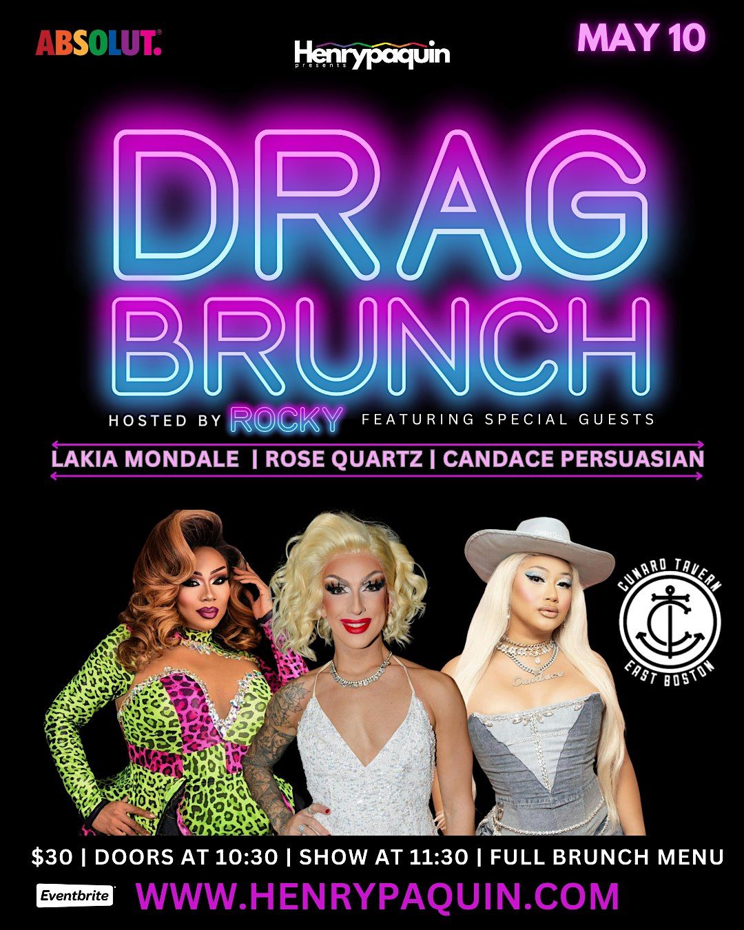 Drag Brunch @ Cunard Tavern