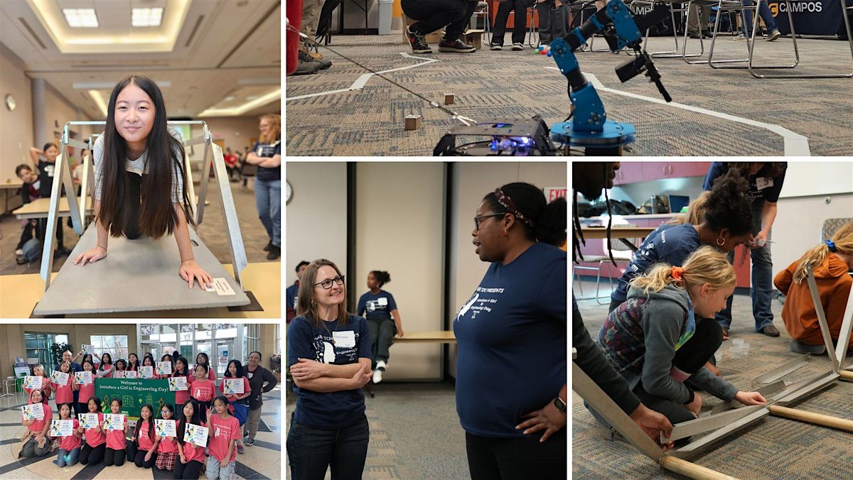 Girl Scouts at  Introduce a Girl to Engineering Day with NSBE
