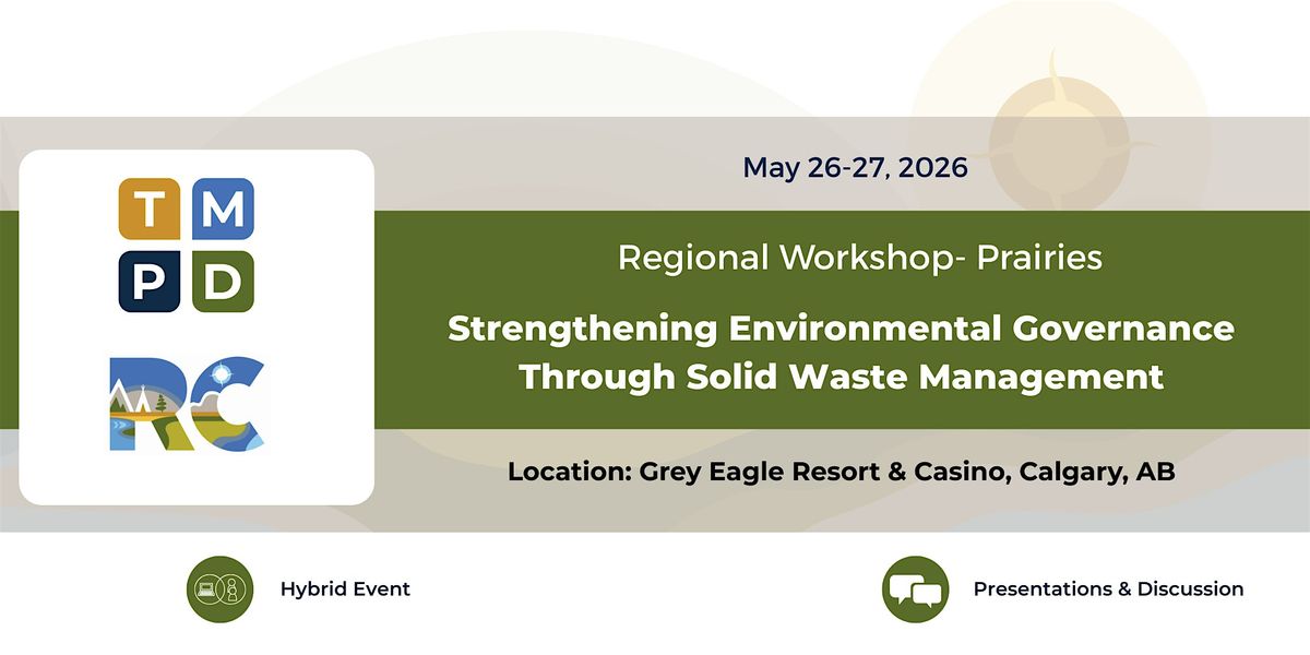 TMPD Solid Waste Management Workshop May 26-27 2026 IN PERSON