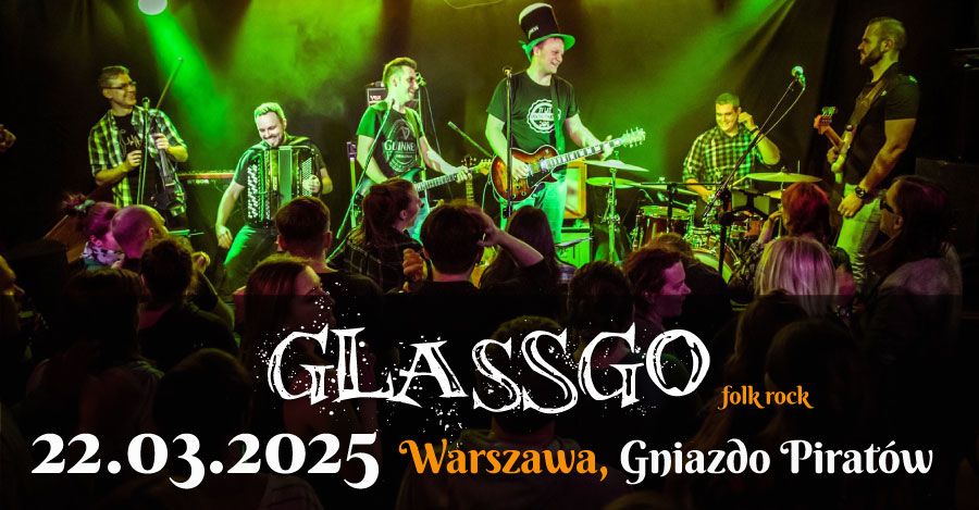 Dogrywka \u015aw. Patryka - koncert zespo\u0142u Glassgo - Gniazdo Pirat\u00f3w, Warszawa