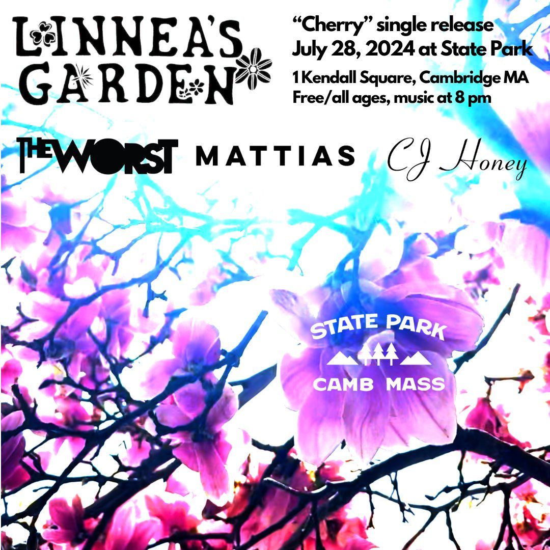 Linnea's Garden "Cherry" single release w\/theWorst, Mattias, CJ Honey