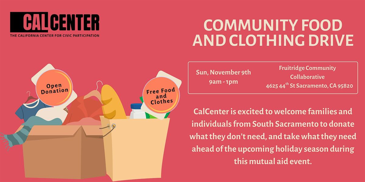 Community Food and Clothing Drive