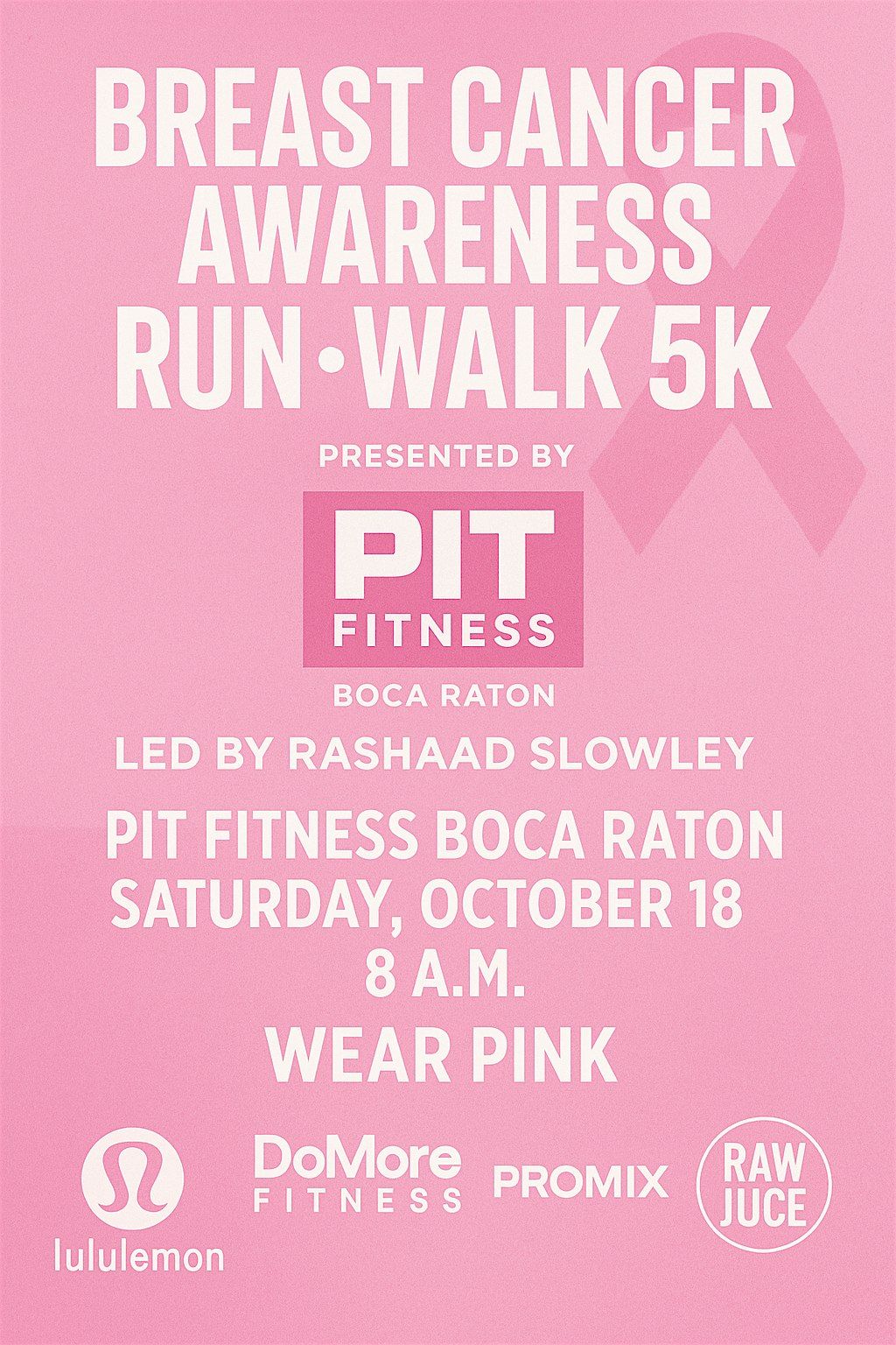 Breast Cancer Awareness Run\/Walk 5k