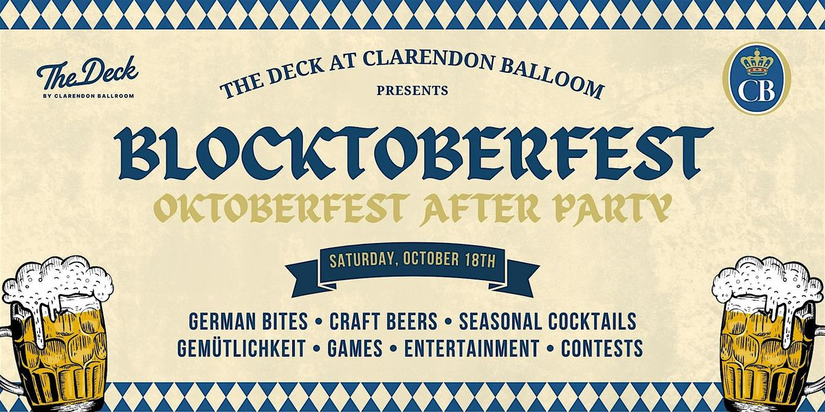 Blocktoberfest After Party: Oktoberfest Finale Party