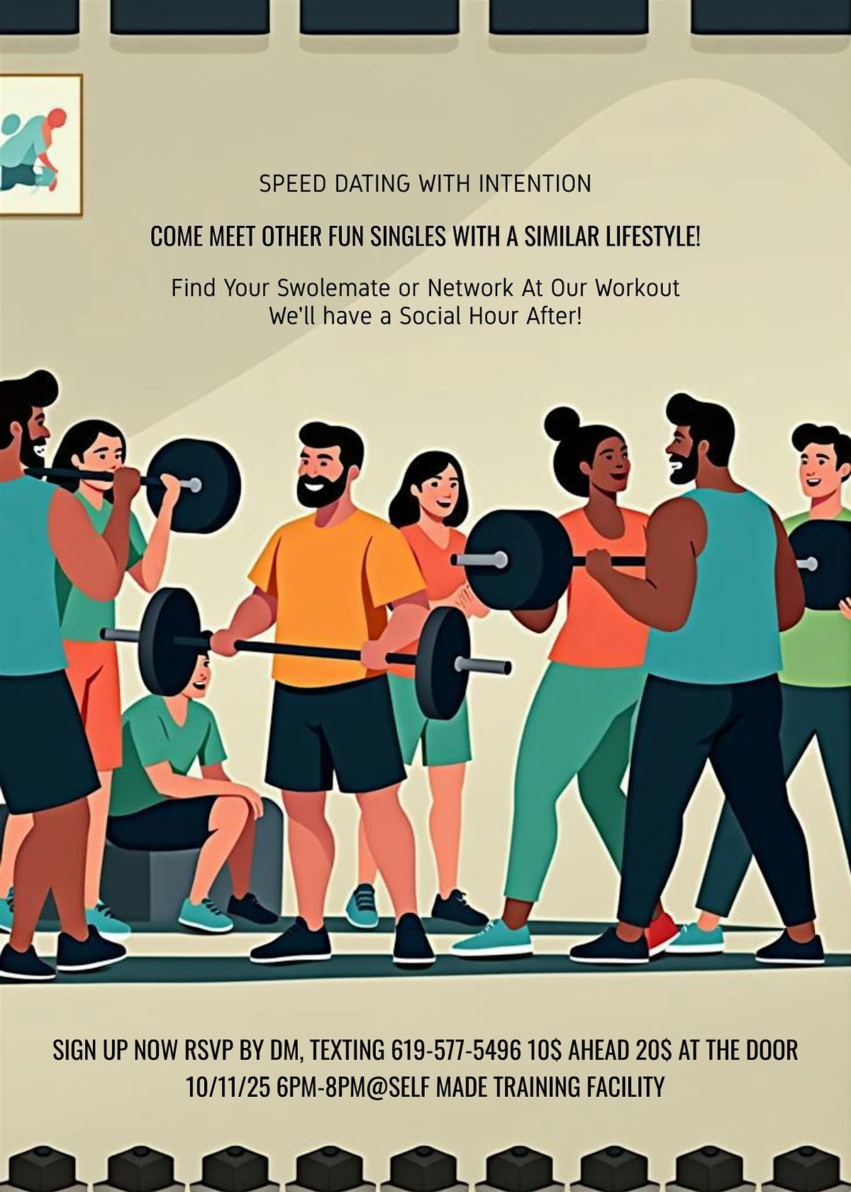 Speed Date For a Swolemate