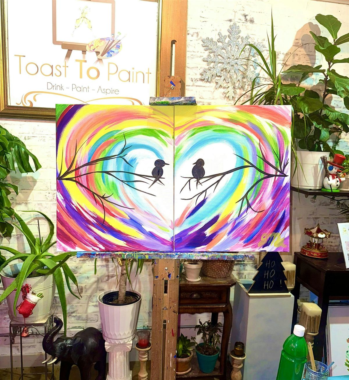 Valentine\u2019s Day Two Part Sip and Paint