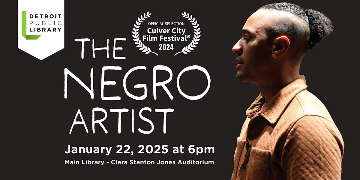 The Negro Artist  - Film Screening & Discussion