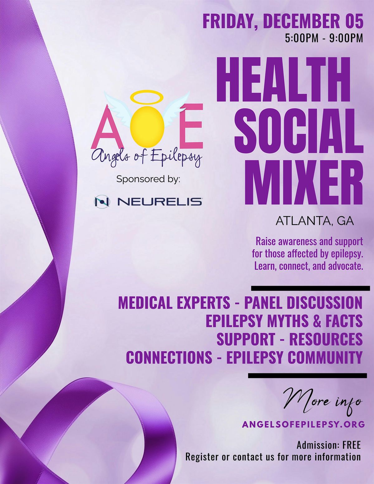 Angels of Epilepsy Health Social Mixer