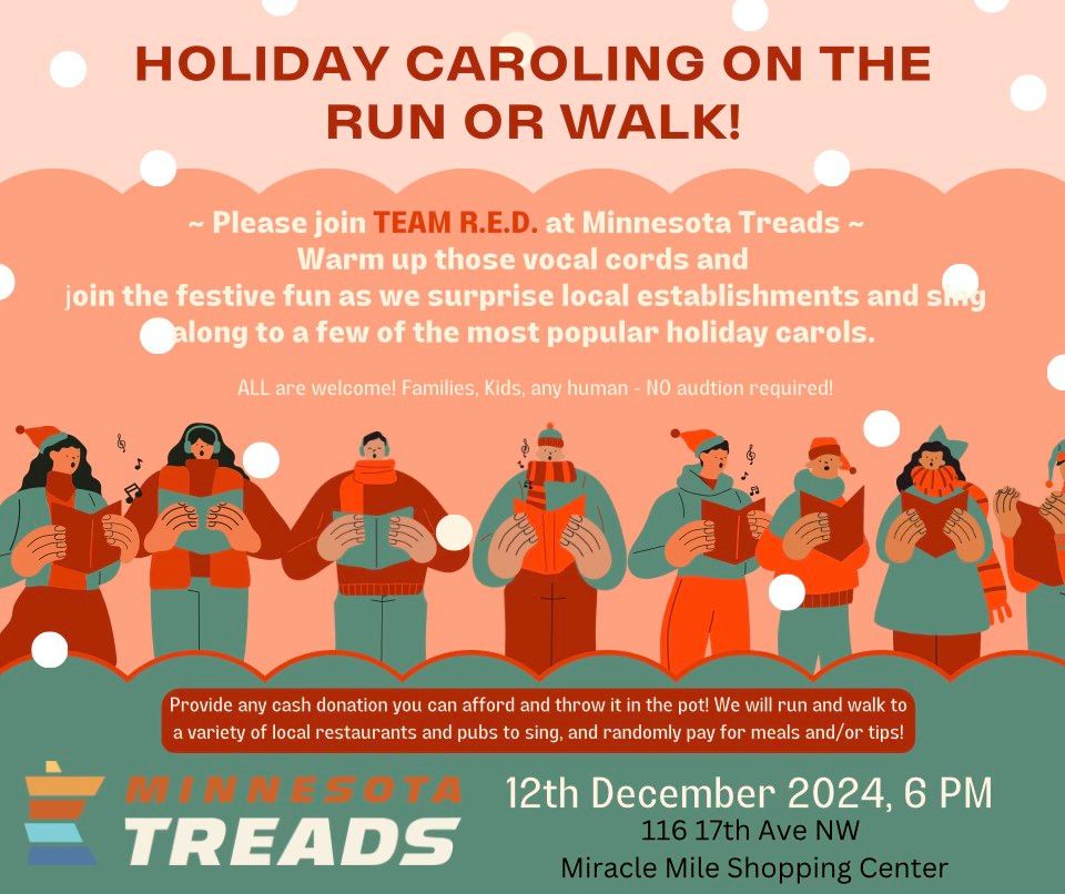 Christmas Caroling On The Run or Walk!