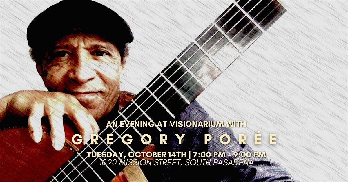 An Evening at Visionarium with Gregory Por\u00e9e
