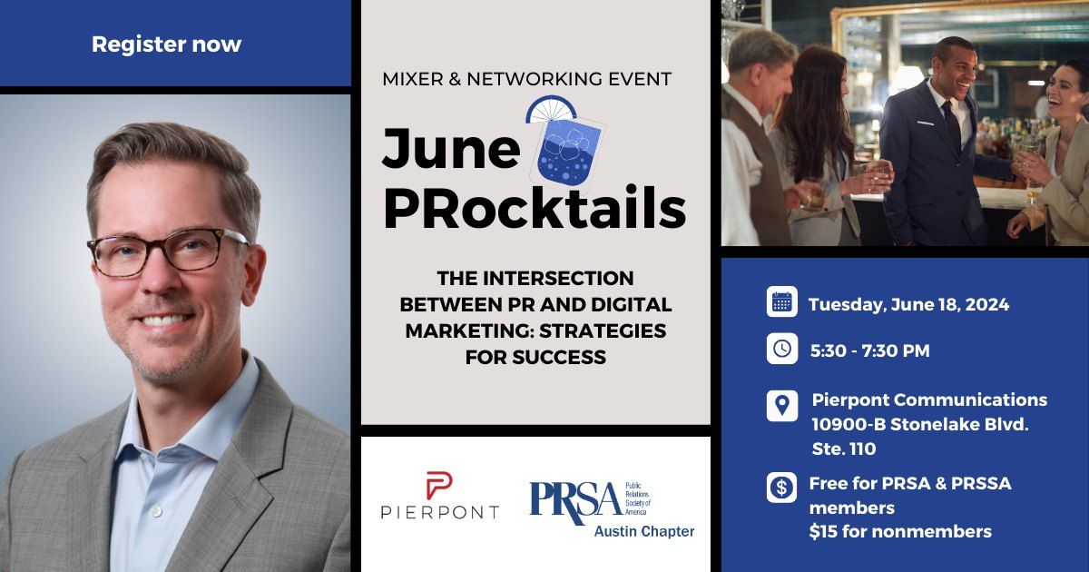 June PRocktails: The Intersection Between PR and Digital Marketing: Strategies for Success