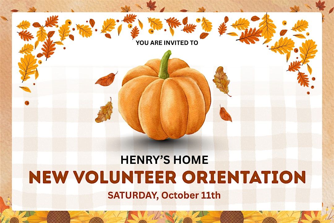 New Volunteer Orientation