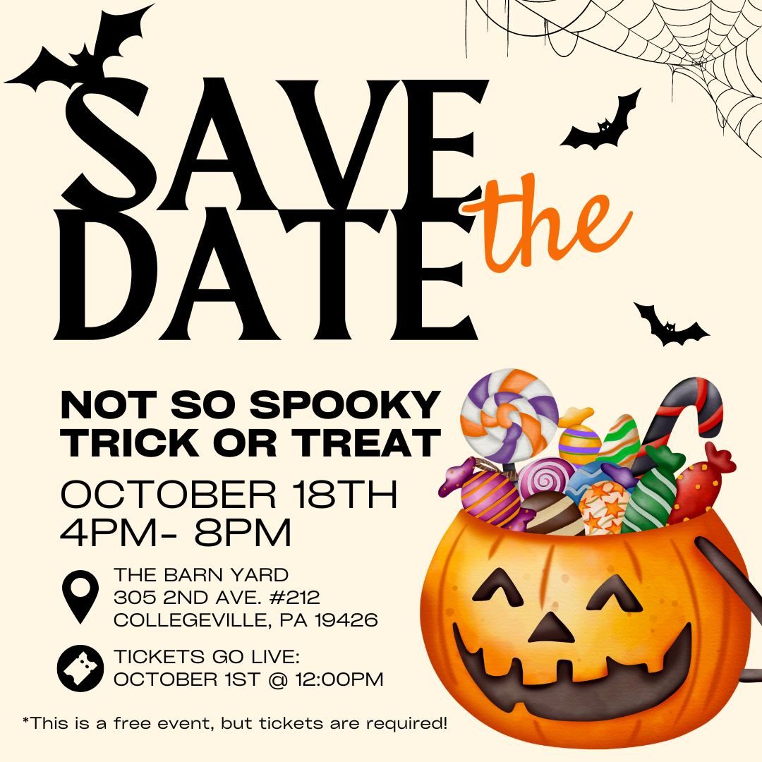 SAVE THE DATE!!! Not-So-Spooky Trick-or-Treat