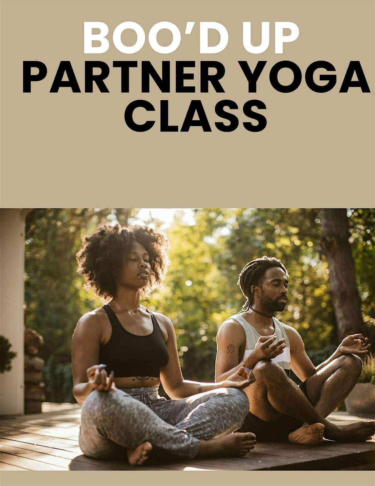 Boo'd Up-Partner Yoga and Sound Bath
