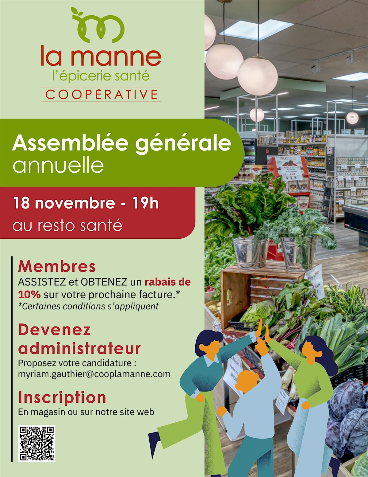 Assembl\u00e9e G\u00e9n\u00e9rale Annuelle 2025 de la Coop\u00e9rative la Manne