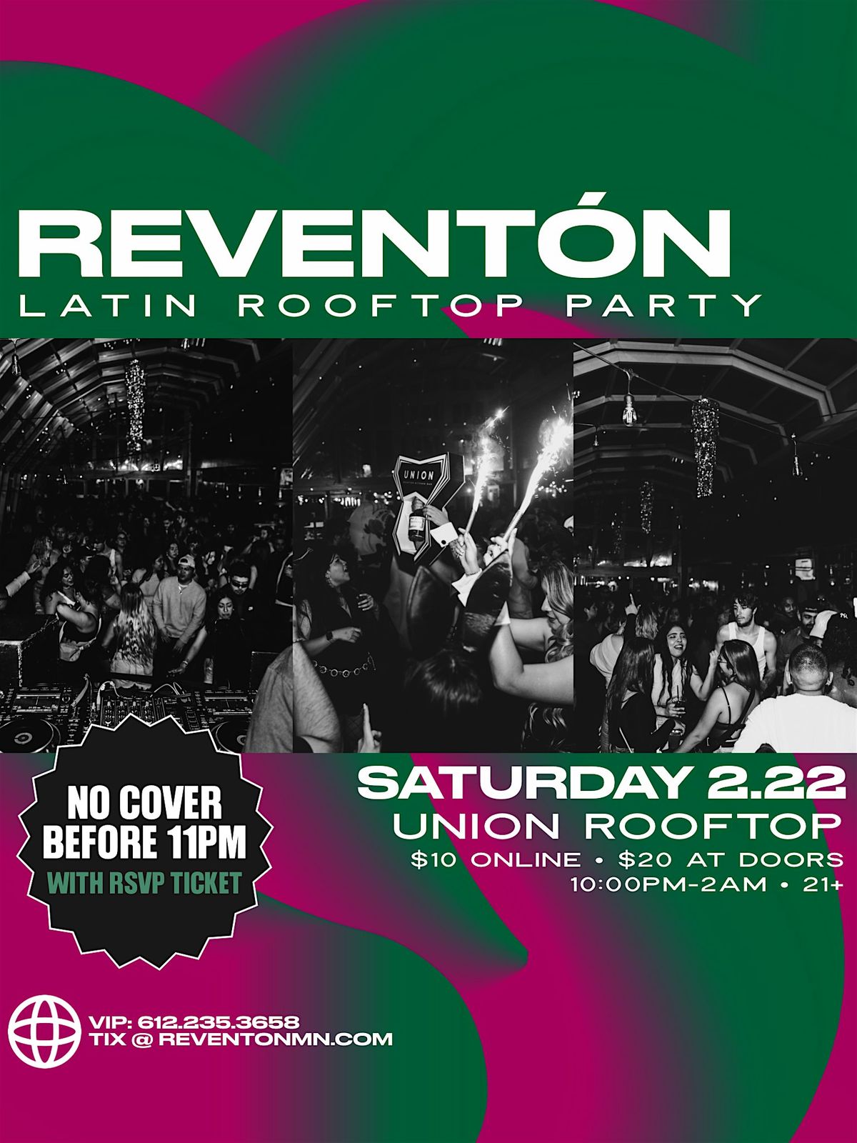 Revent\u00f3n: Latin Rooftop Party (21+)