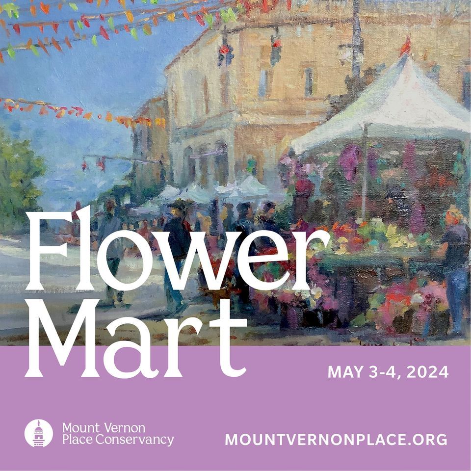 Flower Mart at Mount Vernon Place