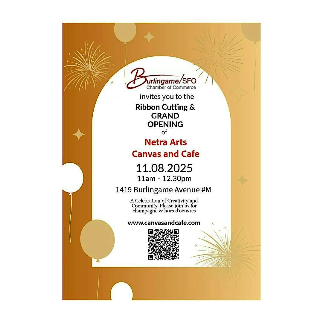 Canvas & Cafe Ribbon Cutting