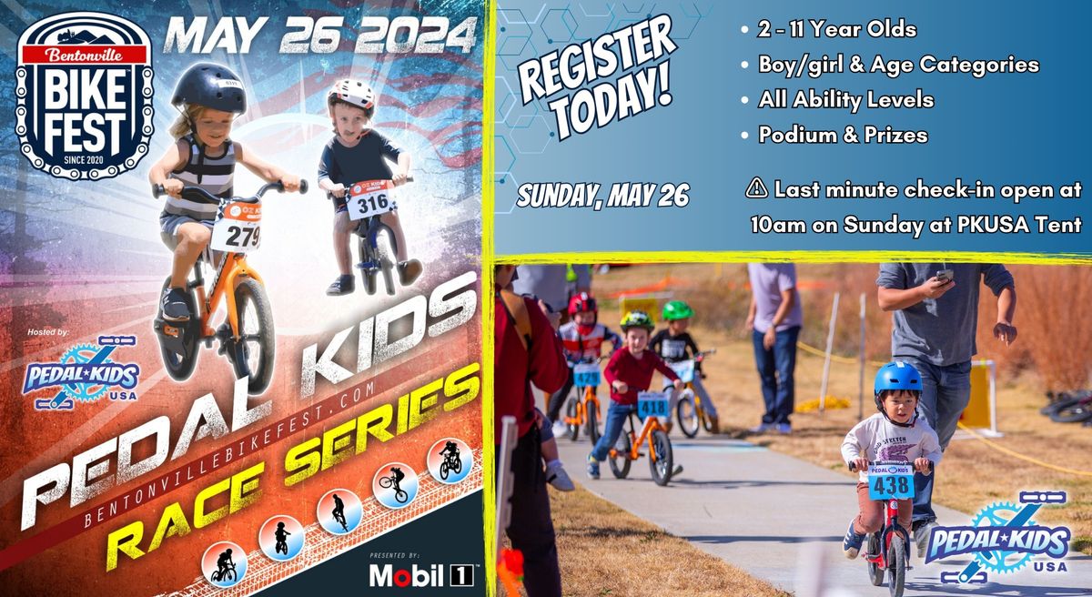 Pedal Kids Race Series- Bentonville Bike Fest