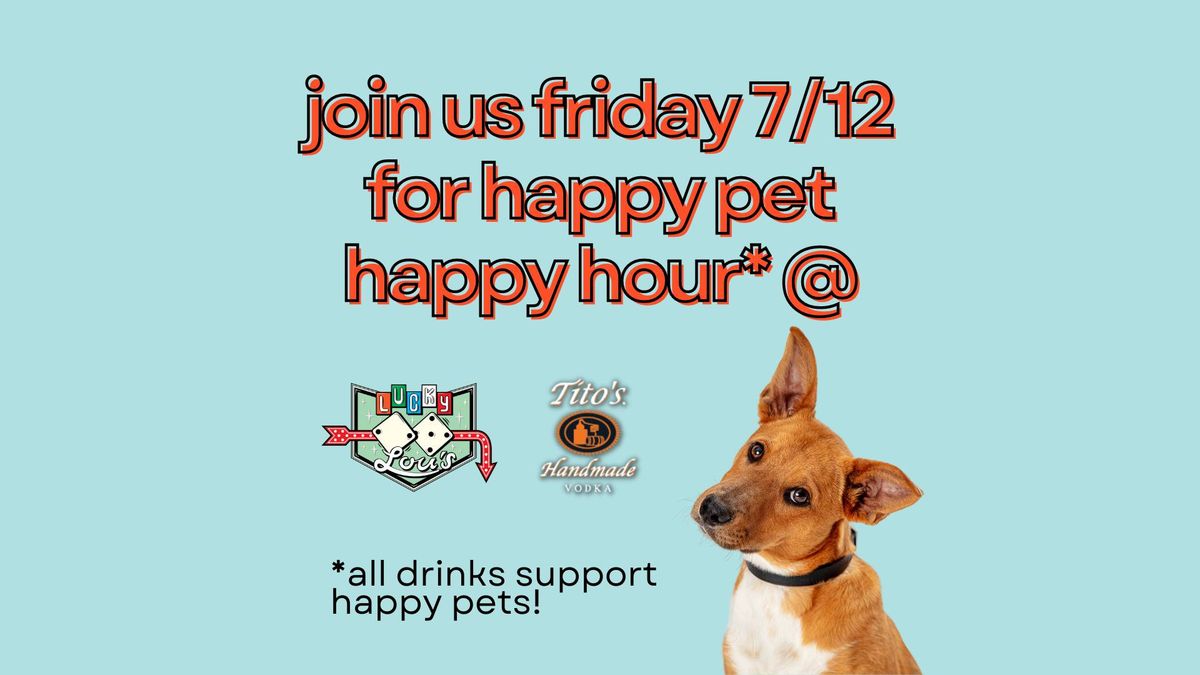 Happy Pet Happy Hour at Lucky Lou's