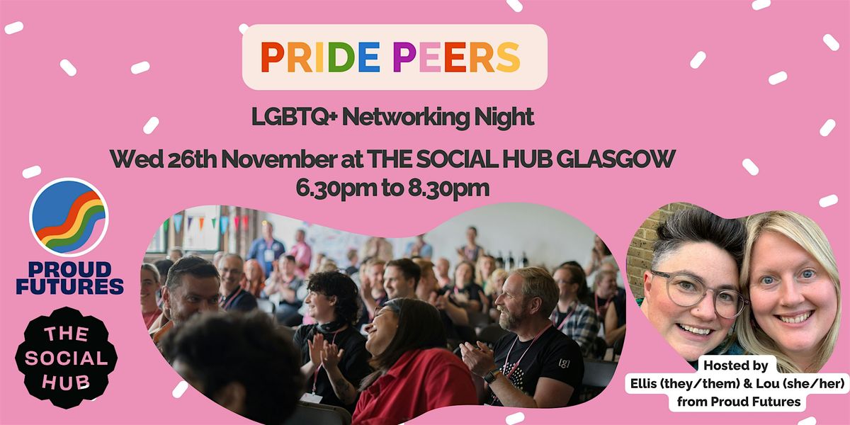 Pride Peers - LGBTQ+ Networking Event (November)