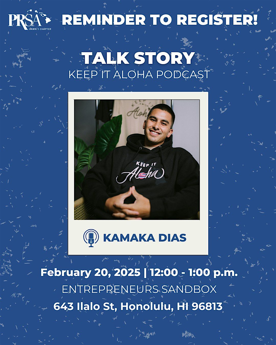 Talk Story with Kamaka Dias, Keep it Aloha Podcast