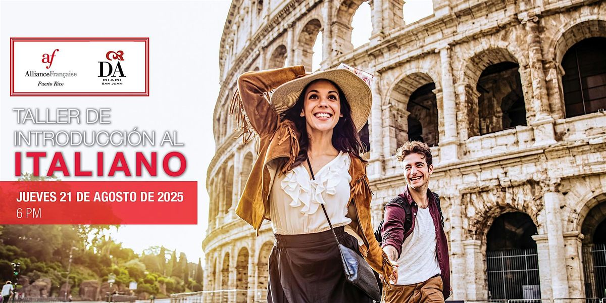 Taller de Introducci\u00f3n al Italiano para Adultos Principiantes