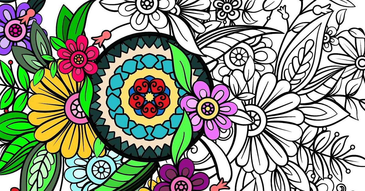 Coloring Club for  Adults