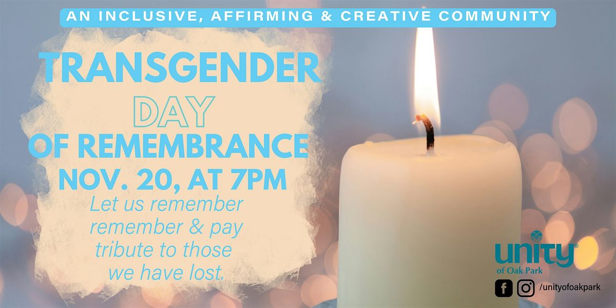 Transgender Day of Remembrance Service