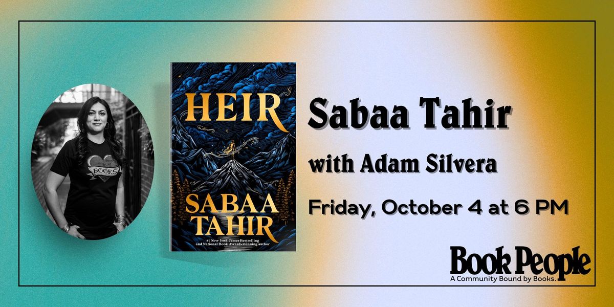 BookPeople Presents: An Evening with Sabaa Tahir