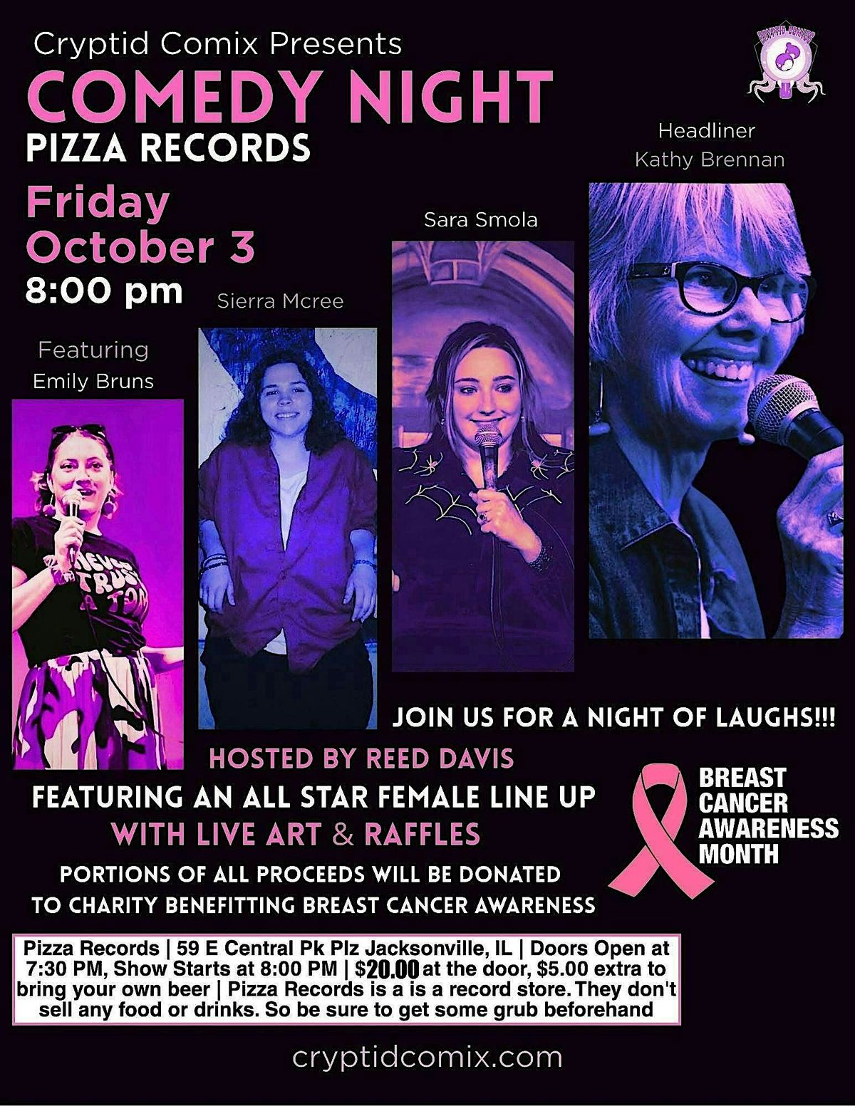 Comedy Night at Pizza Records