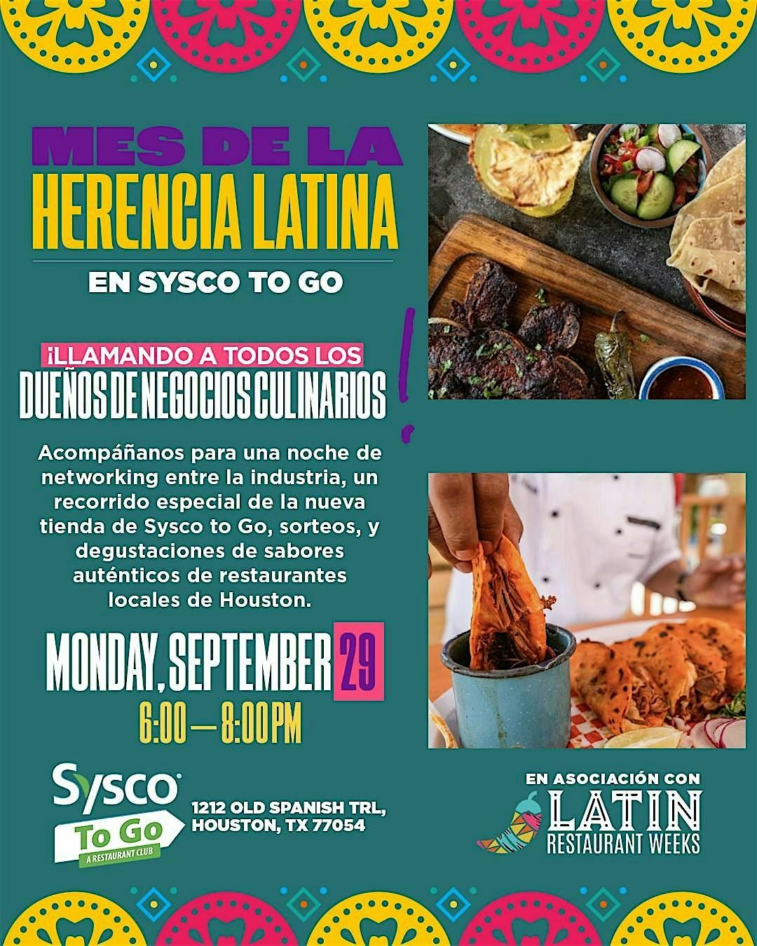 Latin and Hispanic Heritage Month at Sysco to Go