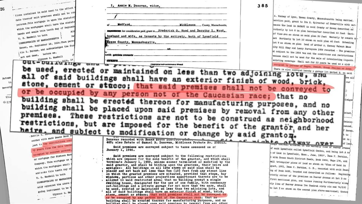 Volunteer Workshop on Documenting Racially Restrictive Covenants in MA