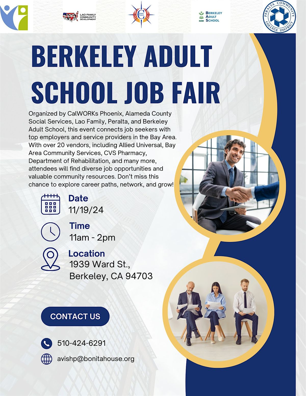 Berkeley Adult School Job Fair