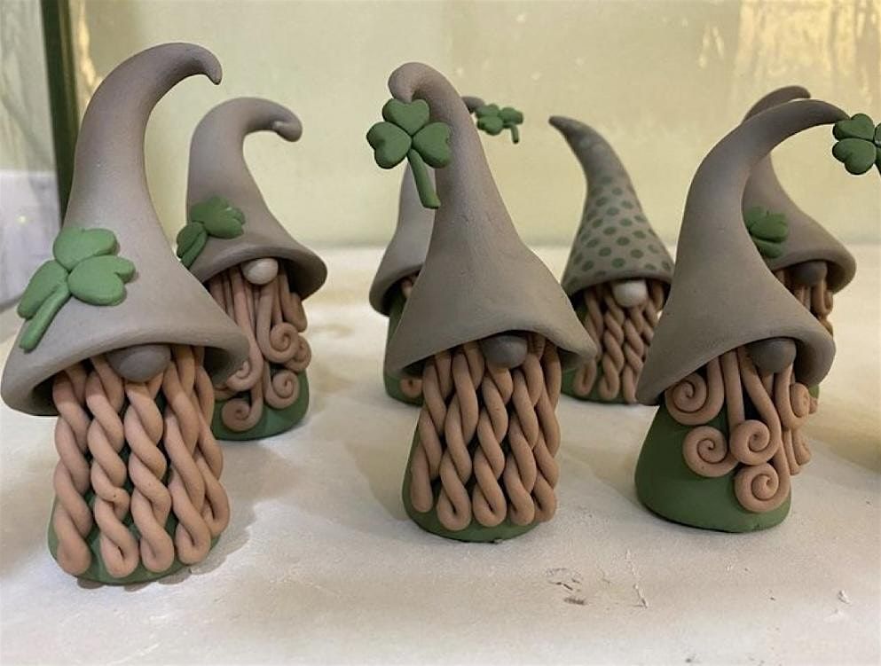 St. Pattys Pottery Class - Irish Gnome Ceramics Class