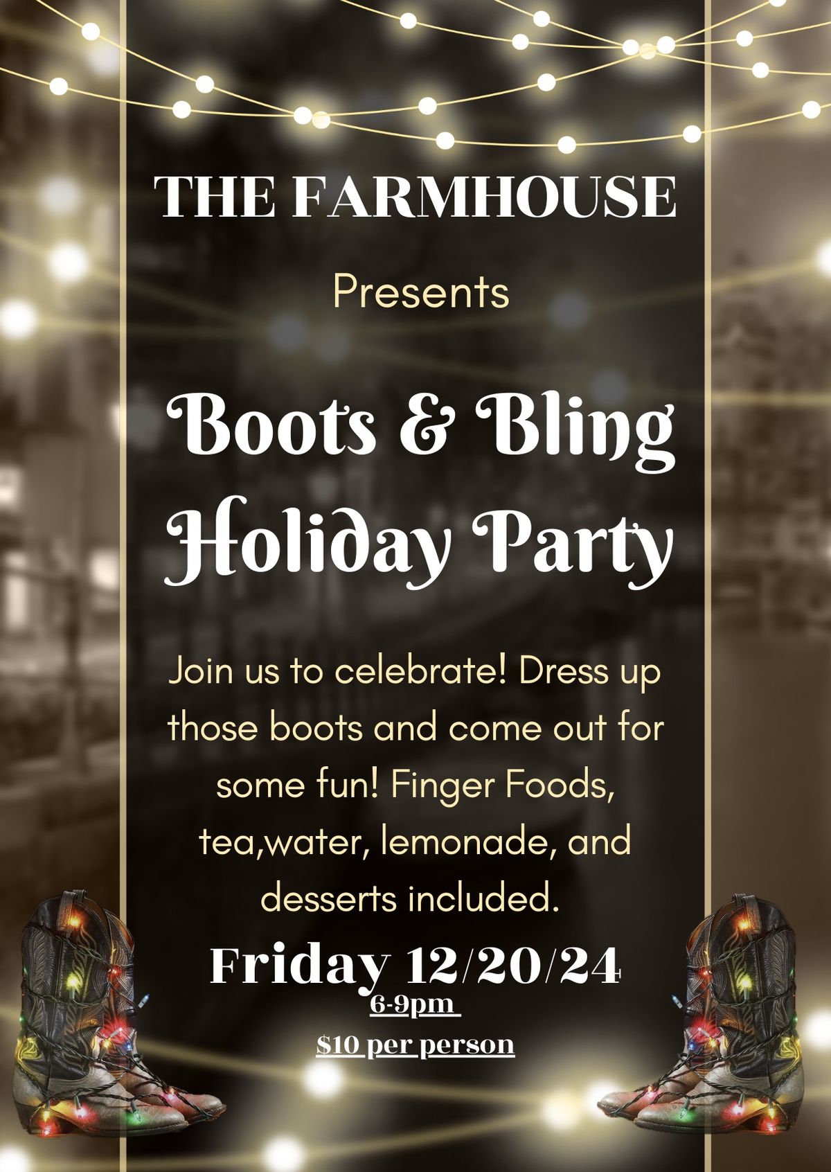 Boots & Bling Holiday Party